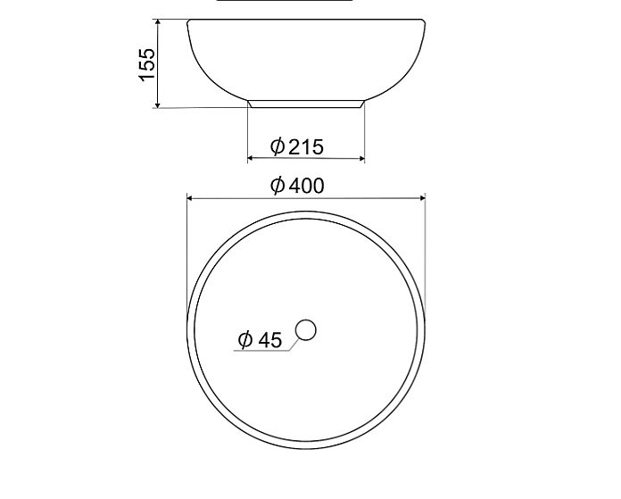 Раковина Elghansa 40 EG4030-125 белая с декором купить в интернет-магазине Sanbest