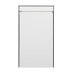 Шкаф-пенал Black&White UNIVERSE U907.SC-1 для ванной в интернет-магазине сантехники Sanbest