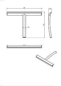 Скребок Langberger Accessories 71183 купить в интернет-магазине сантехники Sanbest