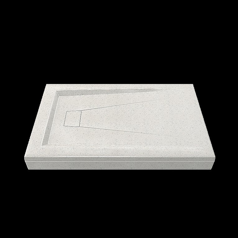 Поддон литьевой Good Door АТРИУМ 80x120 Бежевый купить в интернет-магазине Sanbest