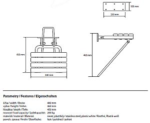 Сидeнье для душа откидное Bemeta Help program 301102181 купить в интернет-магазине сантехники Sanbest