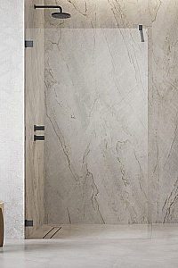 Душевое ограждение Radaway Essenza Pro Brushed GunMetal Walk-in 155 10103155-92-01 стекло прозрачное/профиль брашированная оружейная сталь купить в интернет-магазине Sanbest