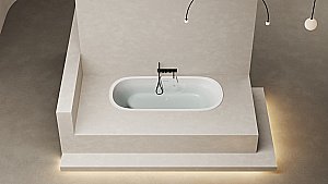 Ванна Salini Ornella AXIS S-Sense 180x80 103411M белая матовая купить в интернет-магазине Sanbest