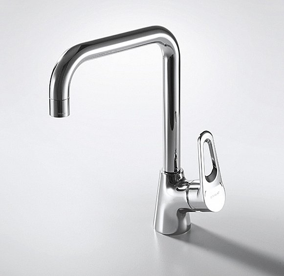 Смеситель для кухни Bravat ECO-D F793158C-1 купить в интернет-магазине сантехники Sanbest