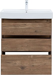 Тумба с раковиной Aquanet Nova Lite 302474 75 дуб рустикальный для ванной в интернет-магазине Sanbest