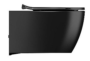 Унитаз подвесной Isvea Sentimenti Neo 10AR02010SV-2N черный матовый, безободковый купить в интернет-магазине Sanbest