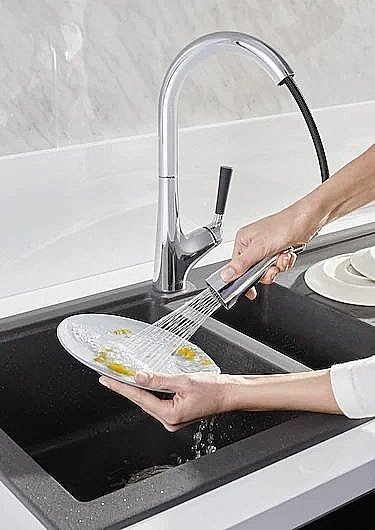 Смеситель для кухни Jacob Delafon MALLECO E562-CP хром купить в интернет-магазине сантехники Sanbest