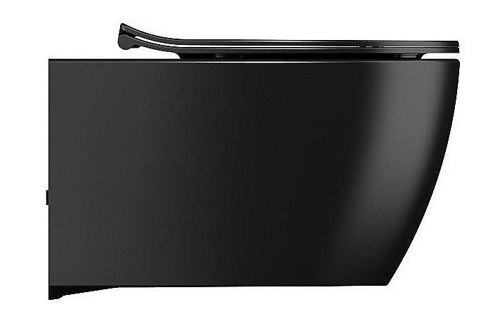 Унитаз подвесной Isvea Sentimenti Neo 10AR02010SV-2N черный матовый, безободковый купить в интернет-магазине Sanbest