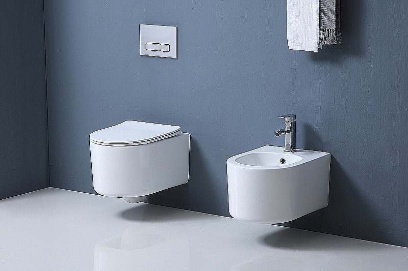 Унитаз подвесной Aquatek Мия AQ2004-00 белый, с крышкой микролифт, безободковый купить в интернет-магазине Sanbest