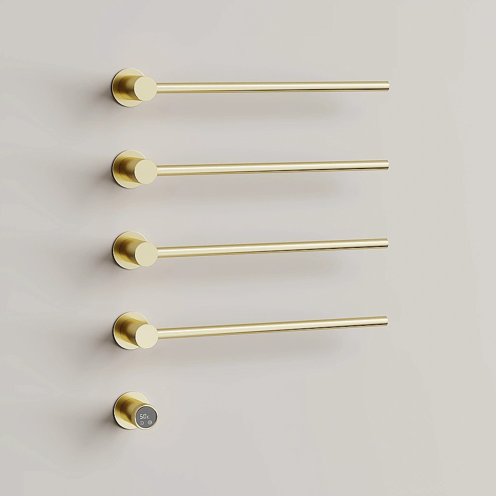 Полотенцесушитель электрический Sancos Linea SC14001BG брашированное золото купить в интернет-магазине сантехники Sanbest