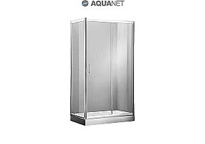 Душевой уголок Aquanet Alfa NAA1131 140x80 стекло прозрачное/профиль хром купить в интернет-магазине Sanbest