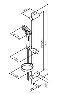 Душевой гарнитур AM.PM Spirit F0170064 купить в интернет-магазине сантехники Sanbest