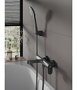 Смеситель для ванны Agger Sweet A2710055 оружейная сталь матовая купить в интернет-магазине сантехники Sanbest