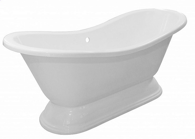 Ванна Эстет Бостон 180х74 на подиуме белая купить в интернет-магазине Sanbest