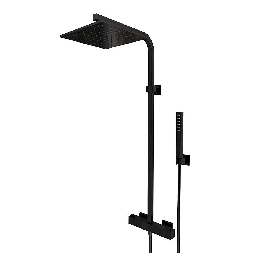 Душевая система PAINI Dax-R 84PZ689TH черная матовая купить в интернет-магазине сантехники Sanbest