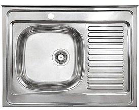 Мойка кухонная Kaiser KSS-8060 хром купить в интернет-магазине сантехники Sanbest