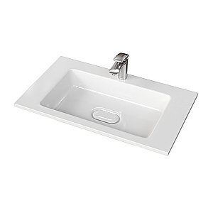 Тумба с раковиной Taliente Olejo 100 белый глянцевый для ванной в интернет-магазине Sanbest