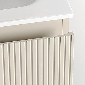 Тумба с раковиной Sancos SNOB T SNT100CE Beige Soft бежевая матовая для ванной в интернет-магазине Sanbest