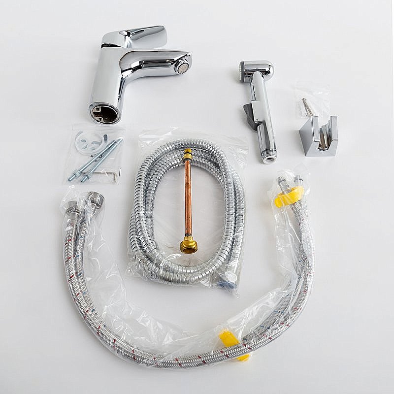 Смеситель для раковины BelBagno DUE-LVM/HGN-CRM-W0 хром купить в интернет-магазине сантехники Sanbest