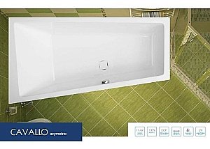 Ванна акриловая Vagnerplast Cavallo 160x90 купить в интернет-магазине Sanbest