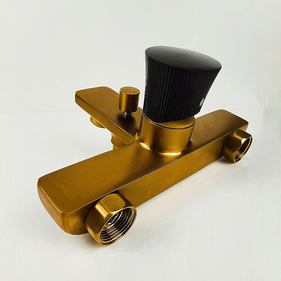 Смеситель для ванны PAINI Domus 18PJ111PZ золото матовое купить в интернет-магазине сантехники Sanbest