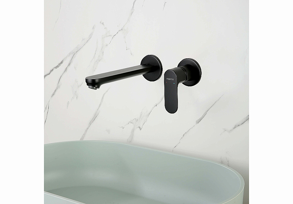 Смеситель для раковины Aquatek Альфа AQ1913MB черный матовый купить в интернет-магазине сантехники Sanbest
