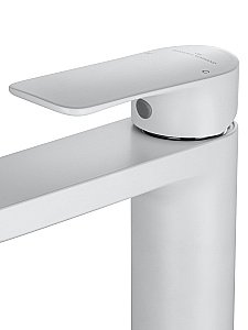 Смеситель для раковины WONZON & WOGHAND Line, Белый матовый (WW-A40732-MW) купить в интернет-магазине сантехники Sanbest