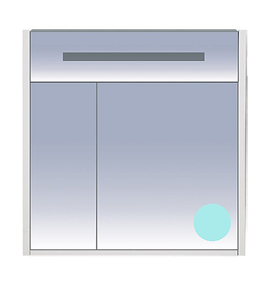 Зеркальный шкаф Misty Джулия 85 голубой купить в интернет-магазине сантехники Sanbest