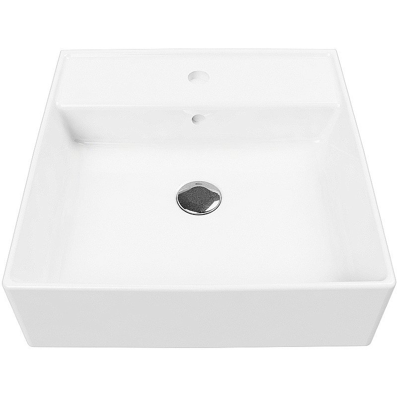 Раковина накладная Bien Infinitum 46 INLG04601FD1W5000 белая купить в интернет-магазине Sanbest