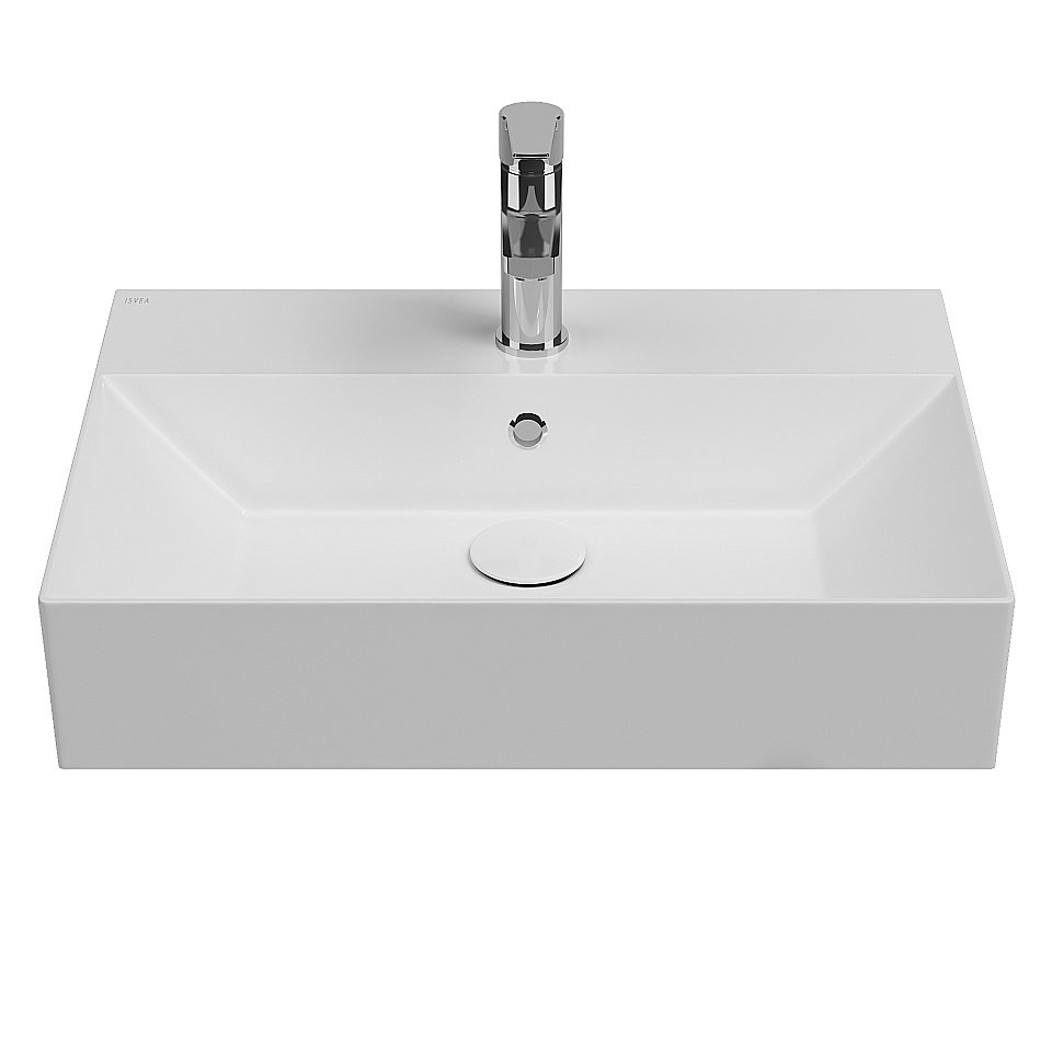 Раковина ISVEA SistemaZ Frame 60 10SF50060SV белая купить в интернет-магазине Sanbest