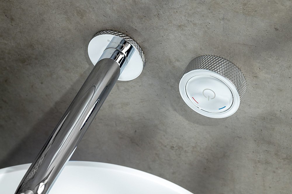 Смеситель для раковины Boheme TECH 158/2-CR хром купить в интернет-магазине сантехники Sanbest