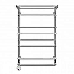 Полотенцесушитель электрический Terminus Полка П8 500x796 левый/правый купить в интернет-магазине сантехники Sanbest