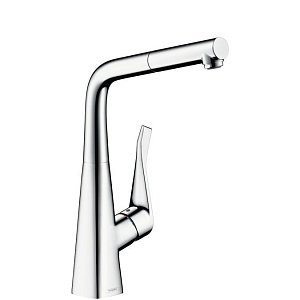 Смеситель для кухни Hansgrohe Metris 14821000 купить в интернет-магазине сантехники Sanbest