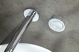 Смеситель для раковины Boheme TECH 158/2-CR хром купить в интернет-магазине сантехники Sanbest