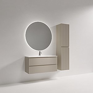 Тумба с раковиной Sancos Snob R SNR100/39CE/CN7027 Beige Soft для ванной в интернет-магазине Sanbest