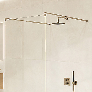 Душевое ограждение WasserKRAFT Vechte 60W46BN 110 фиксатор никель/стекло прозрачное купить в интернет-магазине Sanbest