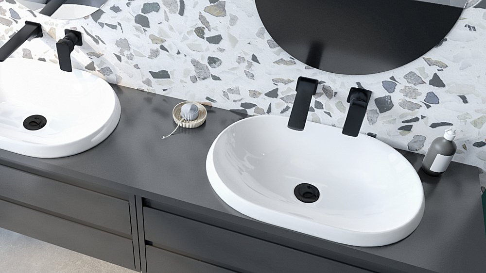 Раковина Excellent Lupio 60 CEAC.3818.600.WH белая купить в интернет-магазине Sanbest