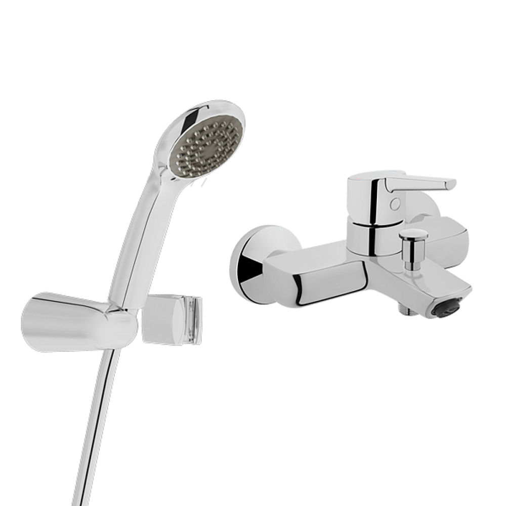 Смеситель для ванны VitrA Stern 458655 матовый черный купить в интернет-магазине сантехники Sanbest