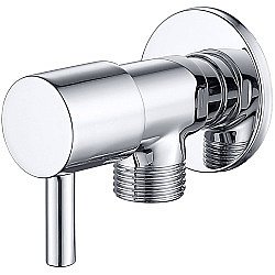 Запорный вентиль Aquatek AQ2450CR хром купить в интернет-магазине сантехники Sanbest