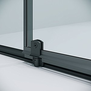 Душевой уголок Niagara Nova NG-35-10AGR-A90GR-34 100x90 стекло прозрачное/профиль графит матовый купить в интернет-магазине Sanbest