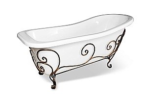 Ванна Эстет Царская 170x73 белая купить в интернет-магазине Sanbest