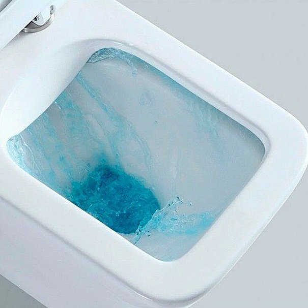 Унитаз напольный Ceramalux K2170-1 белый, безободковый, с бачком, с крышкой микролифт купить в интернет-магазине Sanbest