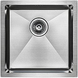 Кухонная мойка Paulmark Gerberg 44 PM254444-BS брашированная сталь купить в интернет-магазине сантехники Sanbest