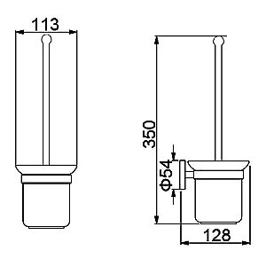 Ершик для унитаза Creavit Ducky BR20216B синий купить в интернет-магазине сантехники Sanbest