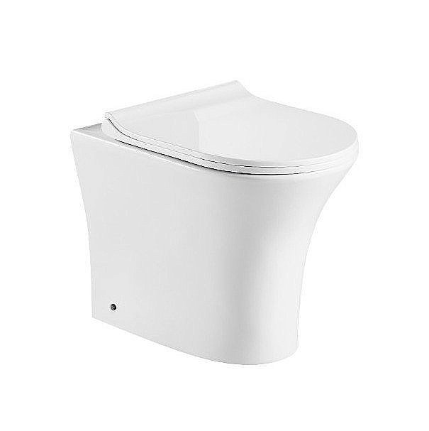 Унитаз приставной CeruttiSpa Bernina F 217D безободковый, с крышкой микролифт купить в интернет-магазине Sanbest