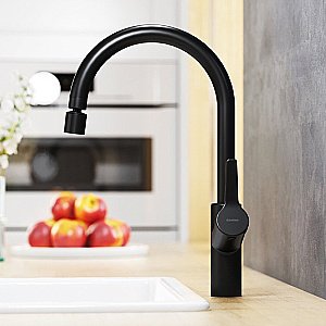 Смеситель для кухни Damixa Eclipse DX310722300 черный купить в интернет-магазине сантехники Sanbest