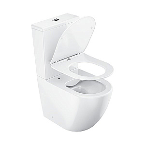 Унитаз Ravak Optima X01870 белый, с крышкой микролифт, с бачком купить в интернет-магазине Sanbest