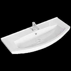 Тумба с раковиной Aqwella Basic 105 дуб золотой для ванной в интернет-магазине Sanbest