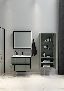 Пенал Allen Brau REALITY 1.32003.CGM 60  олива матовая для ванной в интернет-магазине сантехники Sanbest