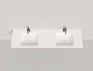 Раковина подвесная Salini Onda 1402202MF 180 из искусственного камня S-Stone, матовая, цвет по RAL полностью купить в интернет-магазине Sanbest